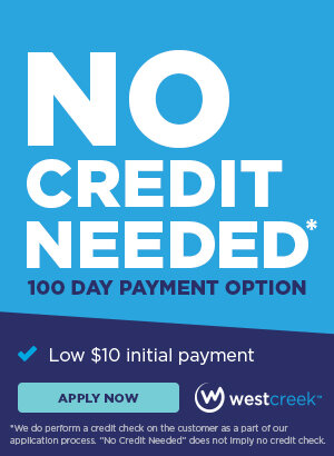 West Creek Financial logo, lease-to-own auto repair financing